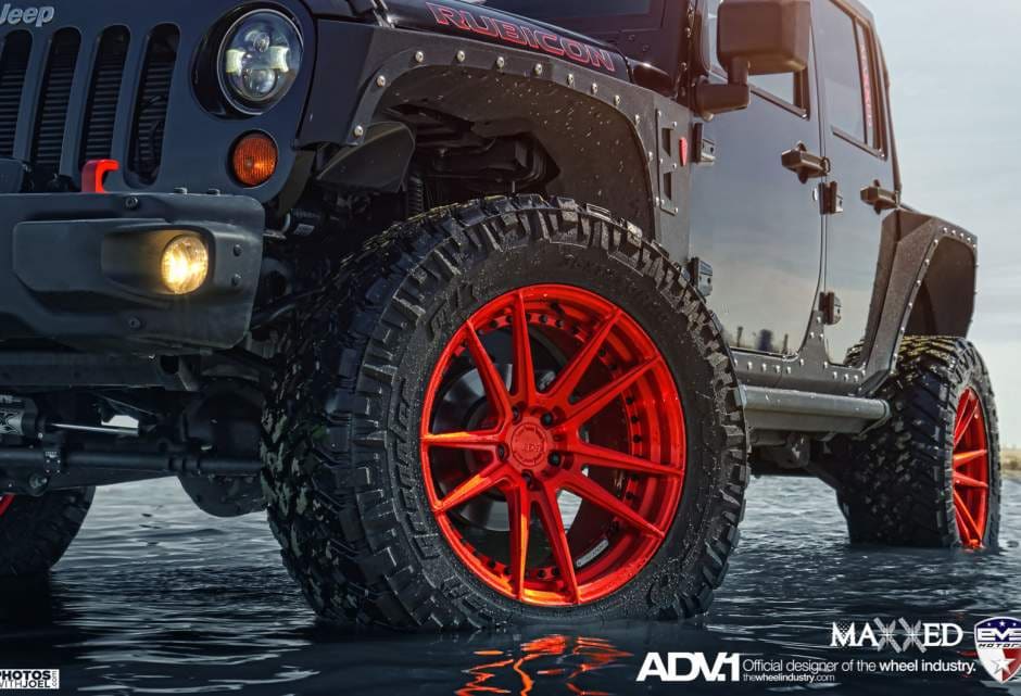 2013 Jeep Wrangler with 20x10 ADV.1 5.2 MV2 SL wheels