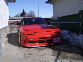 1991 Nissan S13 with 18x9 Mae Dish wheels