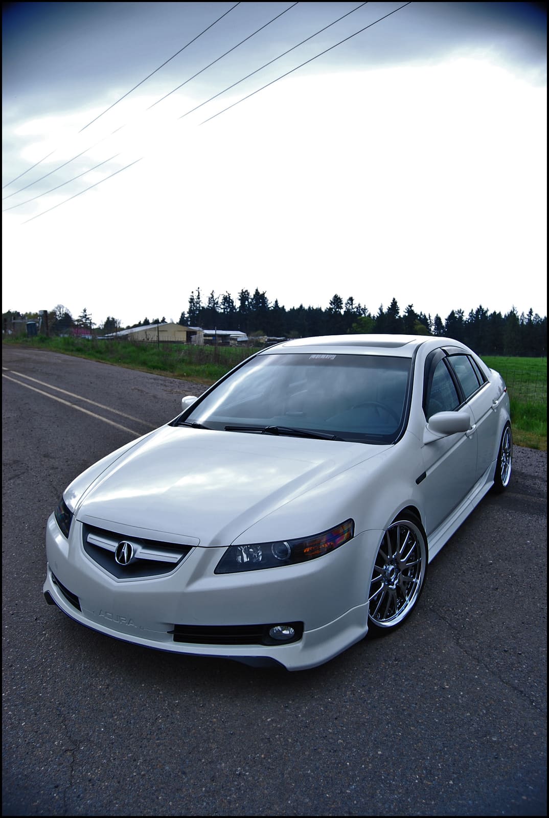 2004 Acura TL with 19x8.5 Rays Engineering Volk Racing GT-M wheels