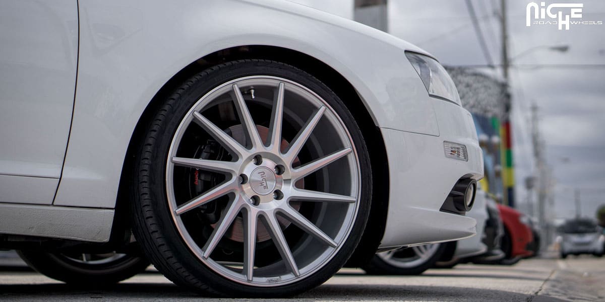 2008 Audi A6 with 20x8.5 Niche Surge - M112 wheels
