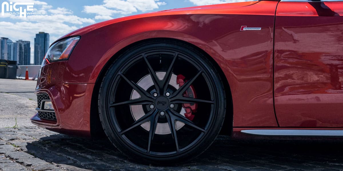 2014 Audi S5 with 20x10.5 Niche Misano - M117 wheels