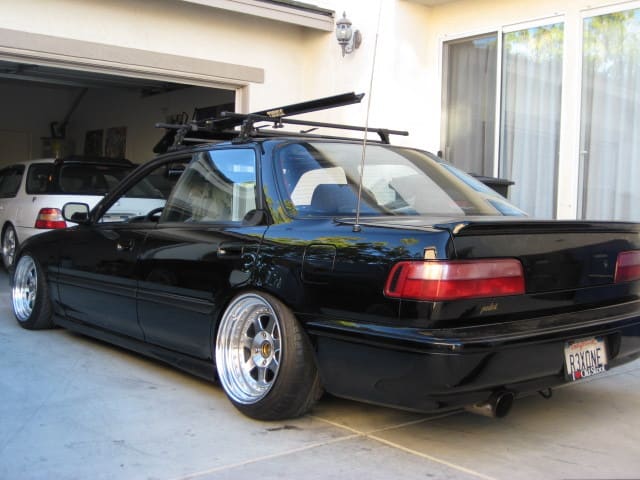 1991 Acura Integra with 16x8 Mugen M7 wheels