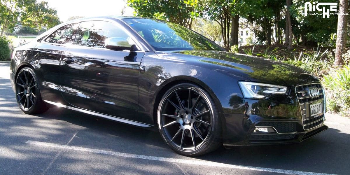 2013 Audi A5 with 20x9 Niche Vicenza M-153 wheels