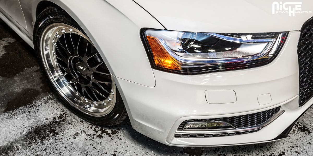 2015 Audi A4 with 18x8.5 Niche Project - M093 wheels