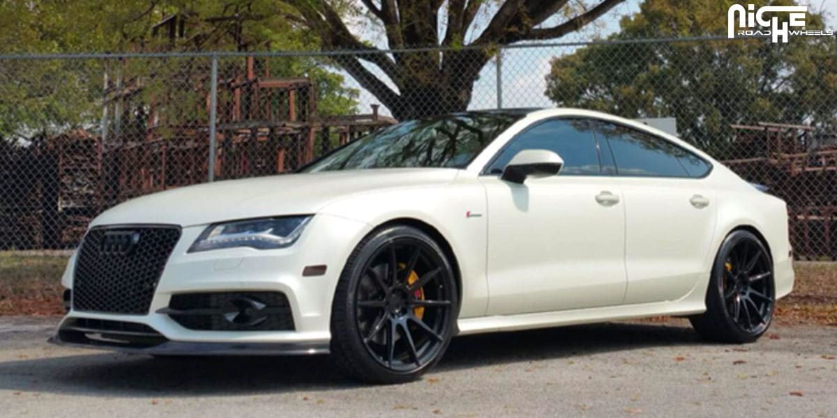 2013 Audi A7 with 21x10.5 Niche Essen - M147 wheels