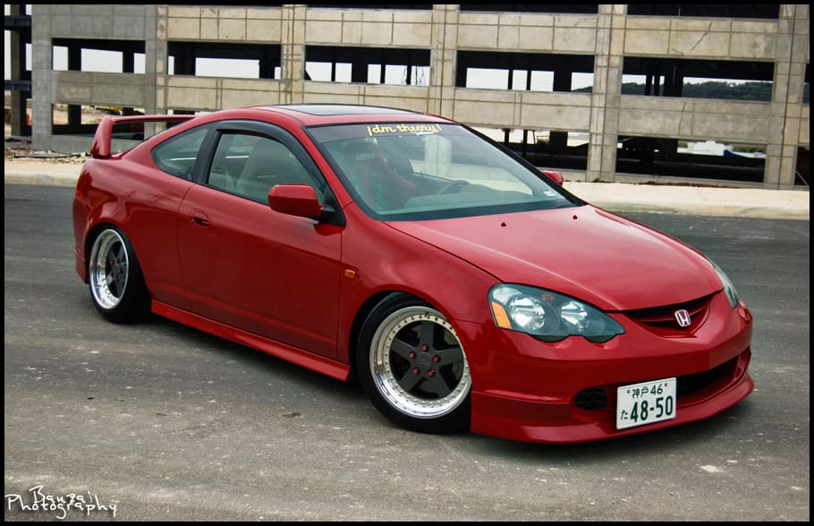 2004 Acura RSX with 17x8 Work Equip wheels