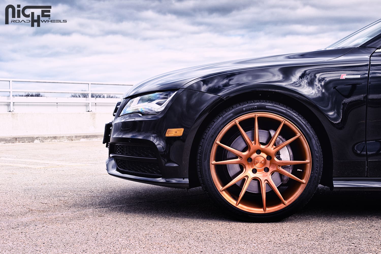2013 Audi A7 with 20x9 Niche Vicenza wheels