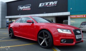 2008 Audi A5 with 20x8.5 Niche Milan - M134 wheels