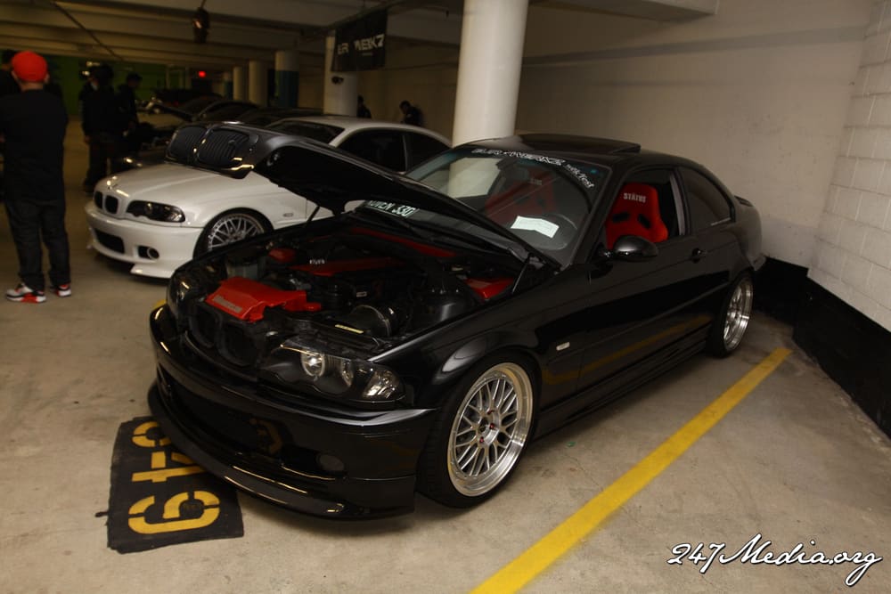 2001 BMW 330 with 19x8.5 Linea Corse LeMans wheels