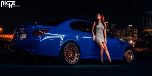 2014 BMW M5 with 20x9 Niche Citrine wheels