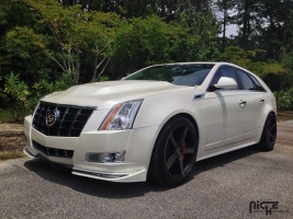 2014 Cadillac CTS with 19x8.5 Niche Milan - M134 wheels