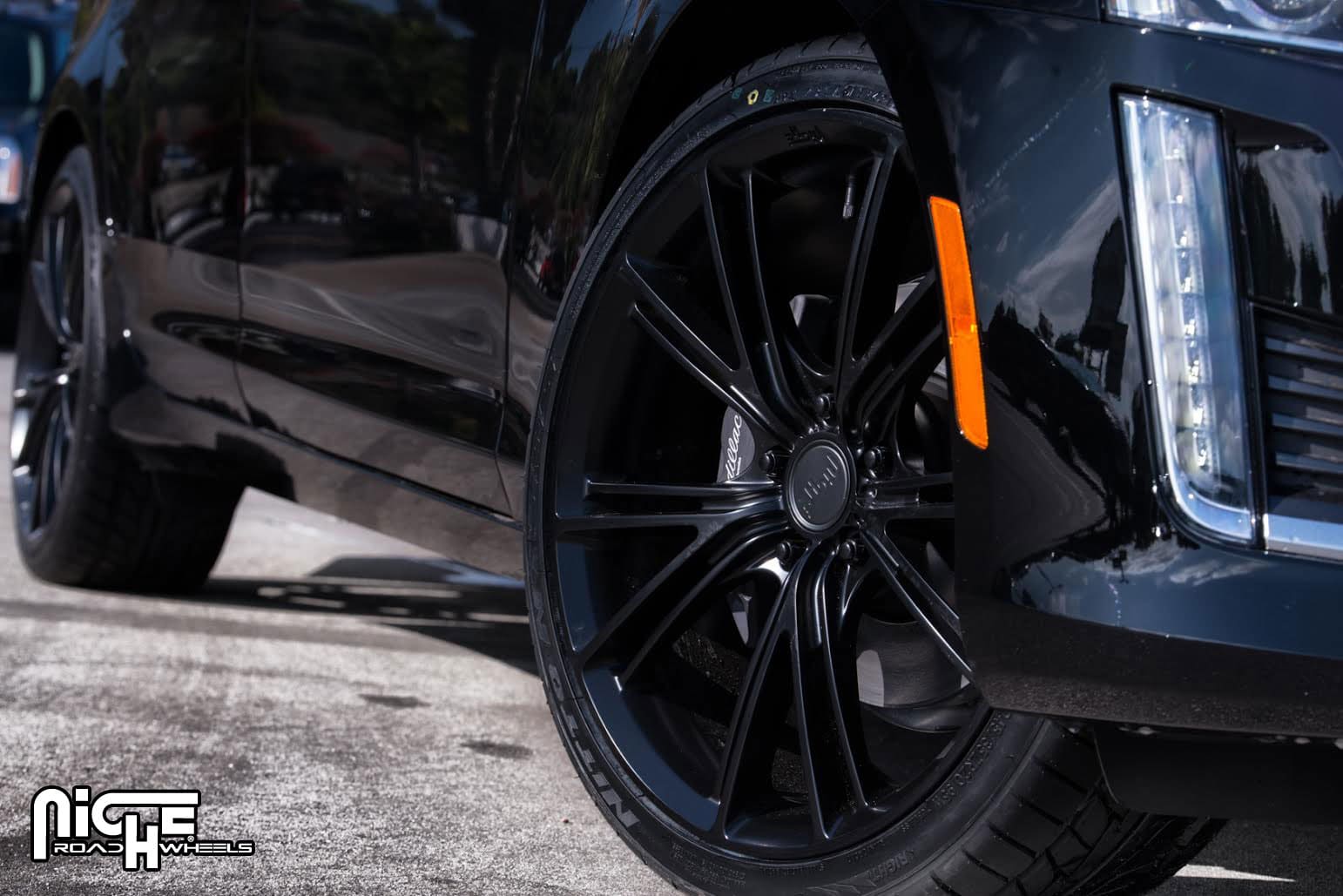 2014 Cadillac CTS with Niche Ritz - M144 wheels