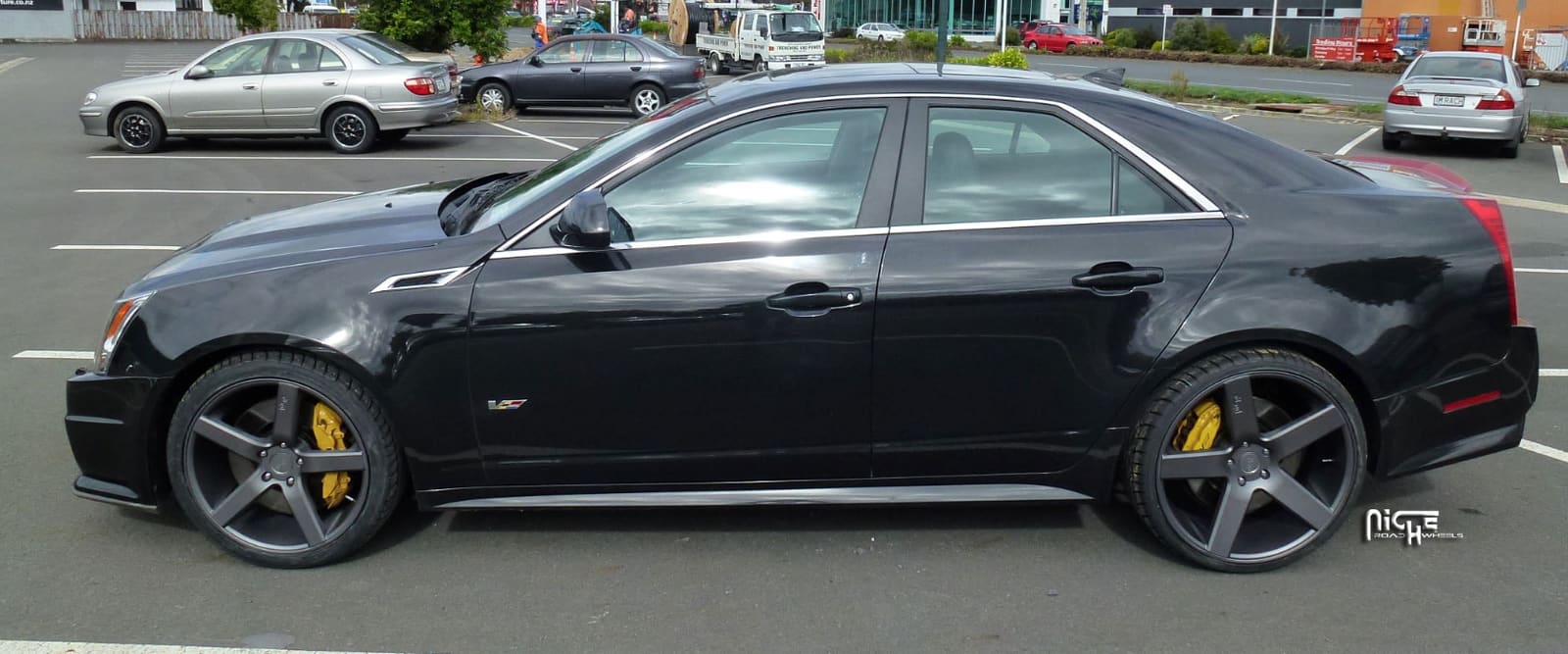 2014 Cadillac CTS with Niche Milan - M134 wheels