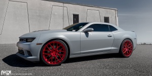 2013 Chevrolet Camaro with 22x9 Niche Circuit - M110 wheels