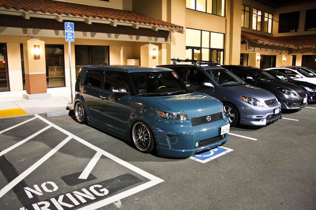 2008 Scion xB with 18x8 Work VS-XX wheels