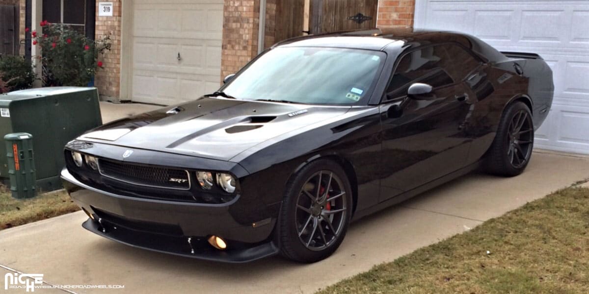 2014 Dodge Challenger with 20x8.5 Niche Targa - M129 wheels