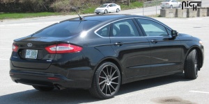 2015 Ford Fusion with 20x8.5 Niche Surge - M114 wheels