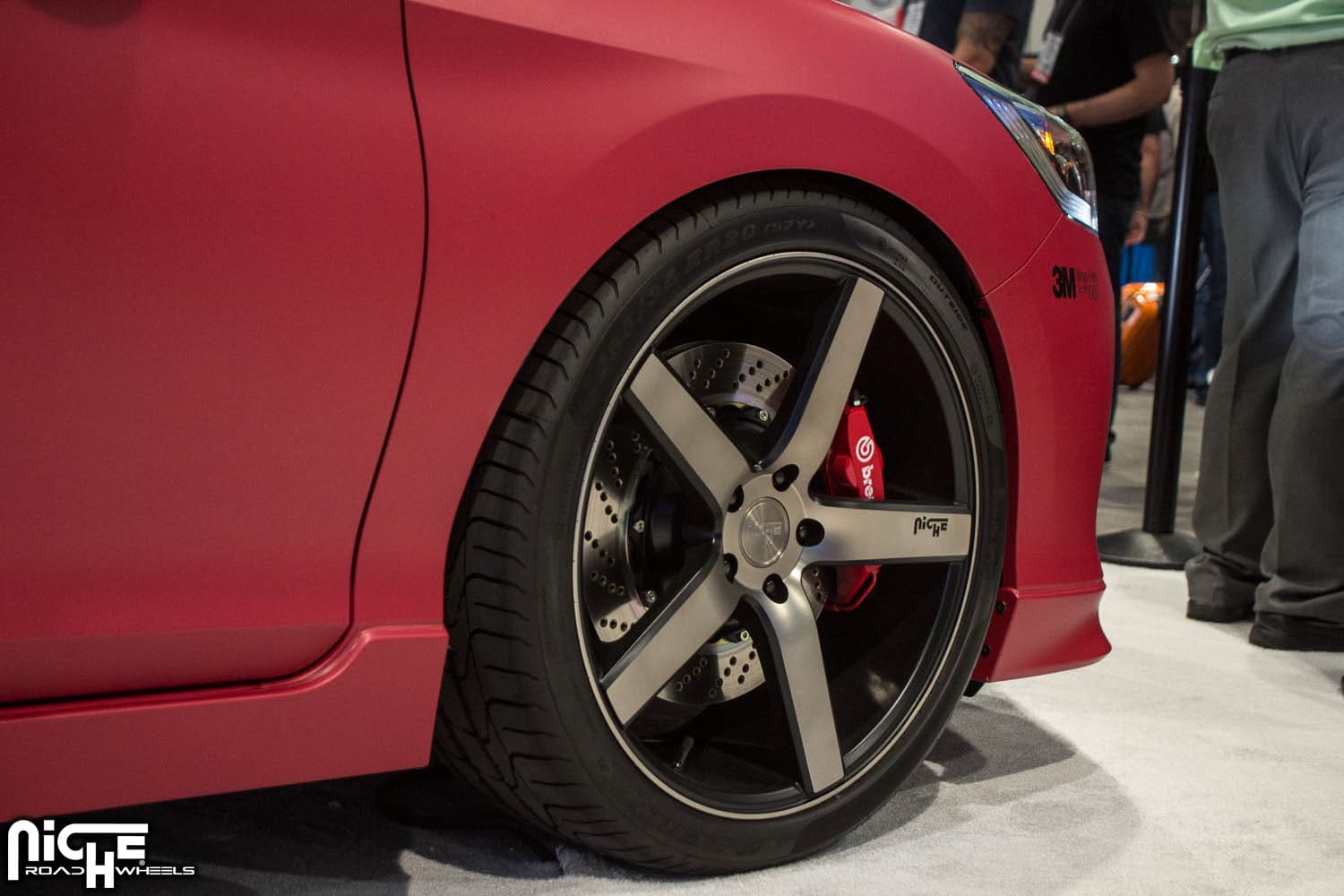 2014 Honda Accord with 20x8.5 Niche Milan - M134 wheels