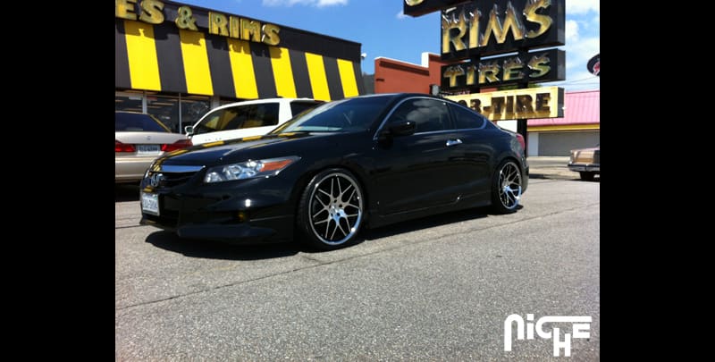 2011 Honda Accord with 20x8.5 Niche Mugello - M883 wheels