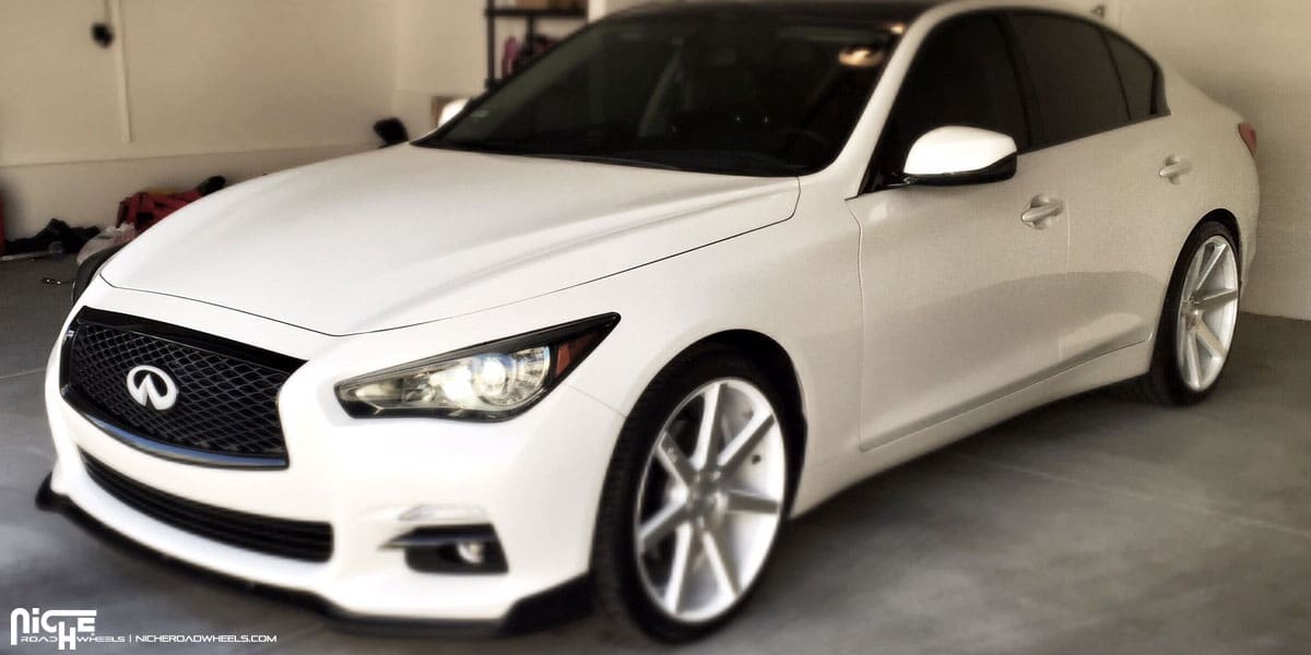 2014 Infiniti Q50 with 20x9 Niche Verona - M151 wheels