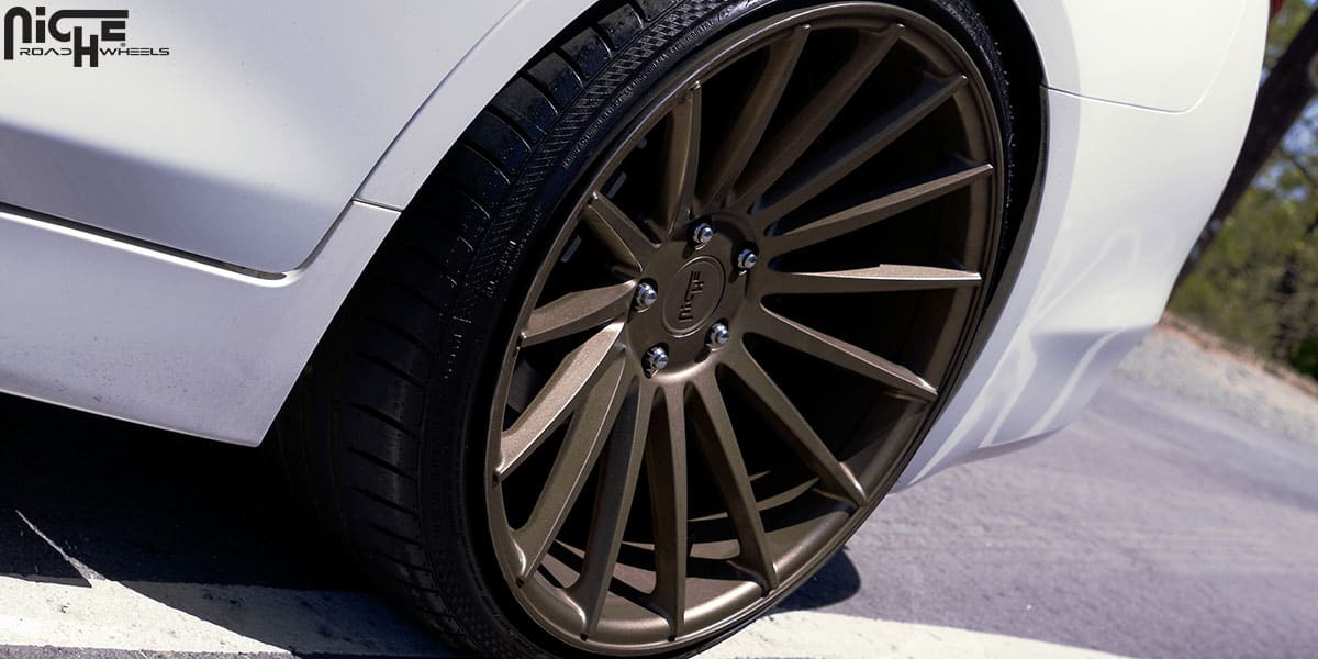 2015 Infiniti Q50 with 20x10 Niche Form - M158 wheels
