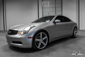 2008 Infiniti G35 with Niche Milan - M135 wheels