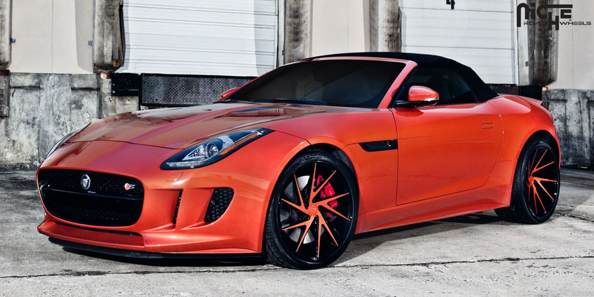 2015 Jaguar F-TYPE with 20x9 Niche Invert wheels