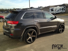 2014 Jeep Grand Cherokee with 22x10 Niche Milan - M134 SUV wheels