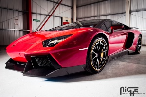2014 Lamborghini Aventador with 19x9 Niche Stüttgart wheels