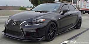 2014 Lexus IS-F with 19x9.5 Niche Surge - M112 wheels