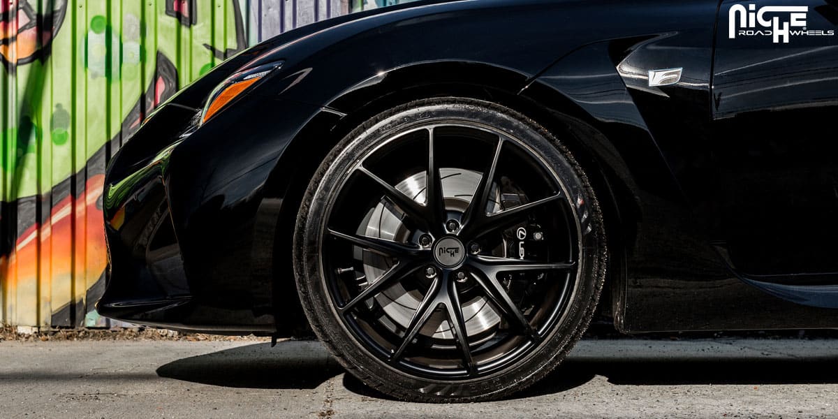 2015 Lexus RC F with 20x9 Niche Misano - M117 wheels