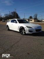 2011 Mazda RX-8 with Niche Verona - M150 wheels