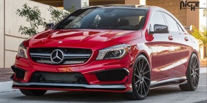 2015 Mercedes-Benz CLA-Class with 20x8.5 Niche Surge - M114 wheels