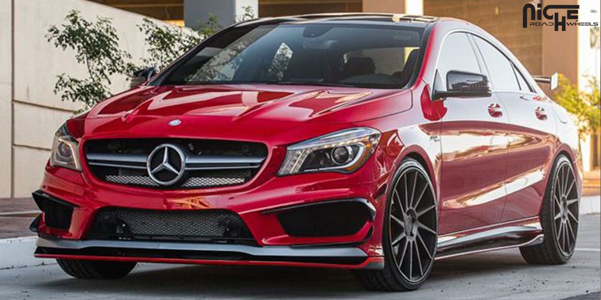 2015 Mercedes-Benz CLA-Class with 20x8.5 Niche Surge - M114 wheels