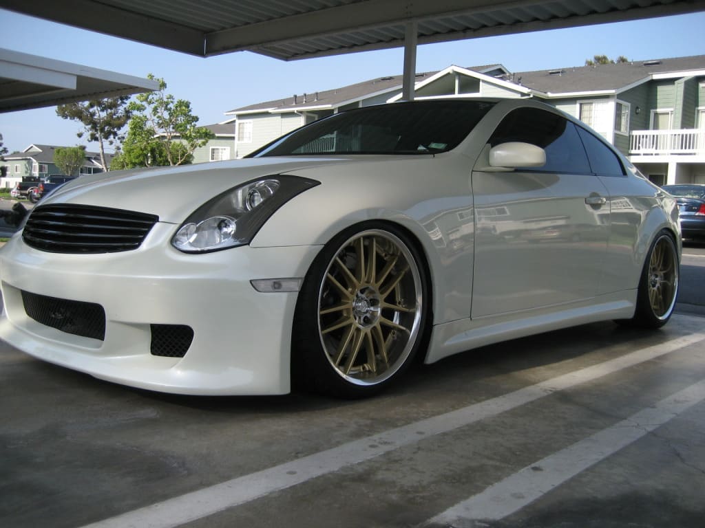 2006 Infiniti G35 with 20x9.5 Rays Engineering Volk Racing GT30 wheels