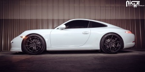 2014 Porsche 911 with 20x9 Niche Ascari wheels