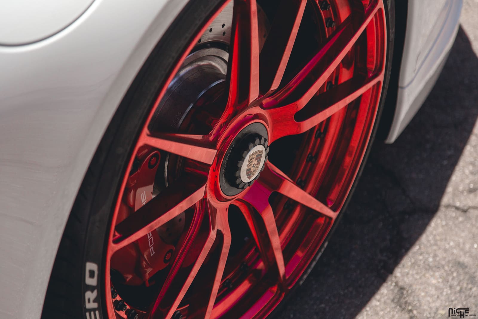 2014 Porsche 911 with 21x9 Niche Grand Prix wheels