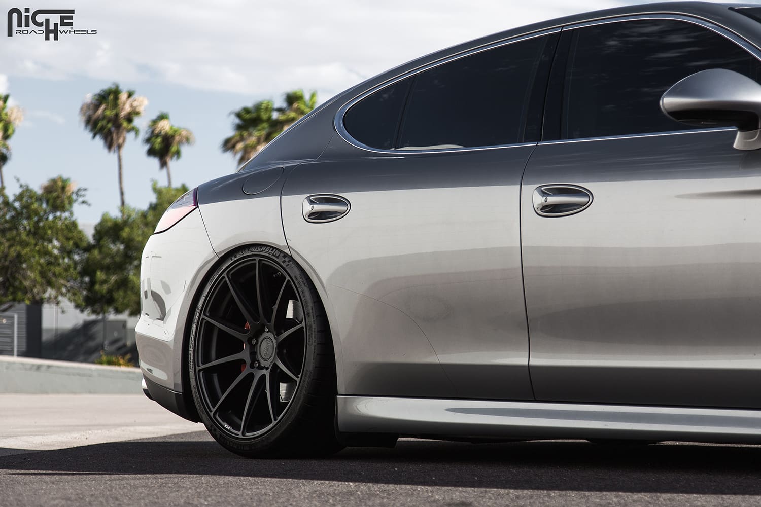 2013 Porsche Panamera with 21x9 Niche Essen - M147 wheels