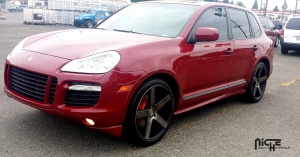 2009 Porsche Cayenne with 22x10 Niche Milan - M134 SUV wheels
