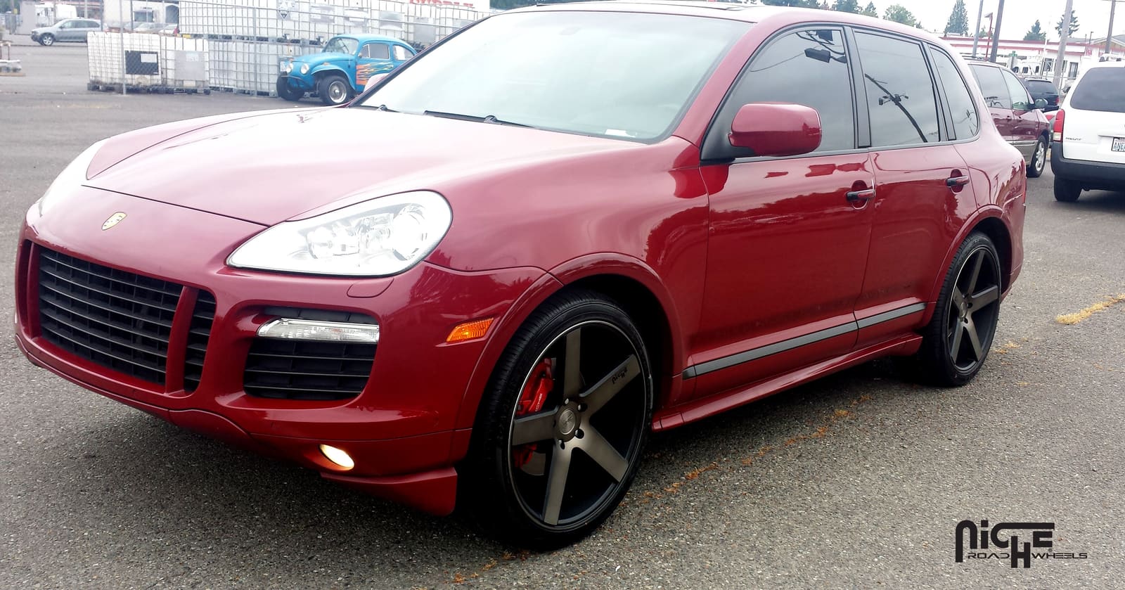 2009 Porsche Cayenne with 22x10 Niche Milan - M134 SUV wheels