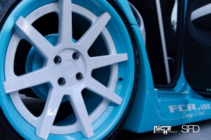 2006 Scion xA with 18x8 Niche Vector wheels