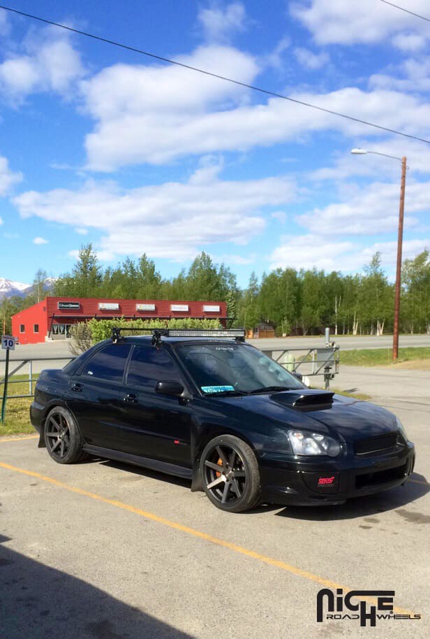 2008 Subaru Impreza with 18x9.5 Niche Verona - M149 wheels