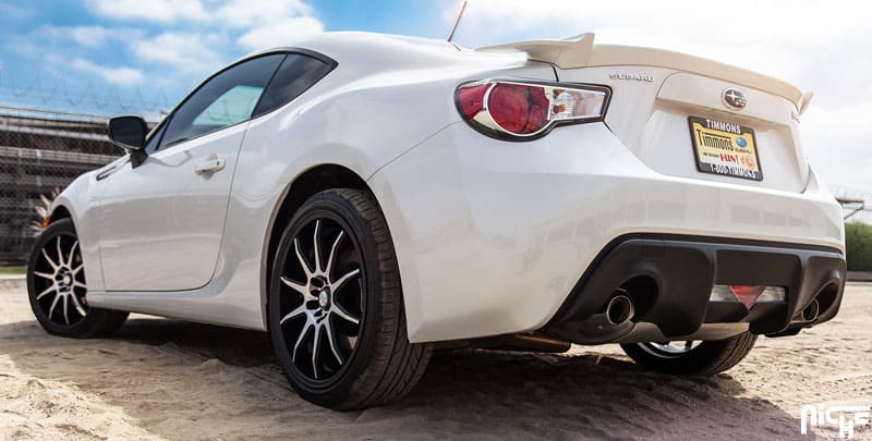 2014 Subaru BRZ with 18x8 Niche NR10 - M122 wheels