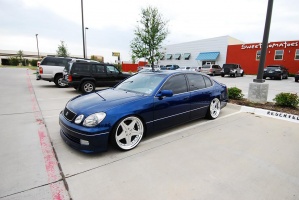 1999 Lexus GS 400 with 20x8.5 WORK Euroline SL wheels