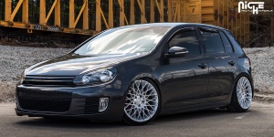 2013 Volkswagen GTI with 18x8 Niche Citrine - M161 wheels