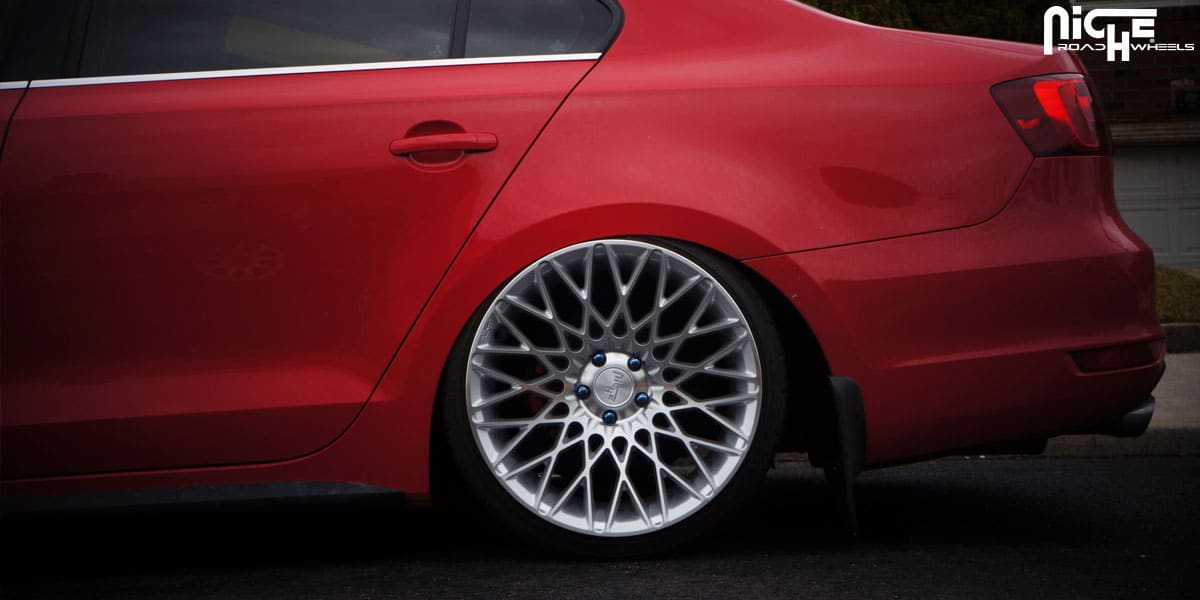 2014 Volkswagen Jetta with 19x8.5 Niche Citrine - M161 wheels