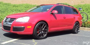 2009 Volkswagen Jetta with 19x8.5 Niche Targa - M130 wheels