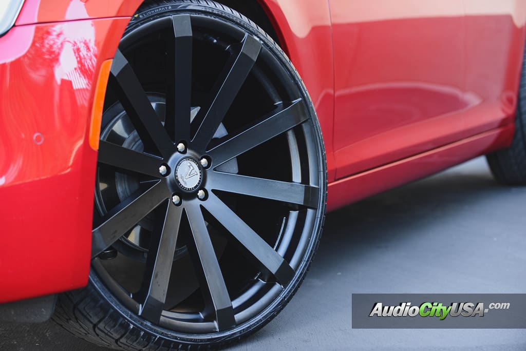 2015 Chrysler 300 with 24x9.5 Velocity VW 12 wheels