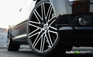2007 Audi A8 with 22x9 Curva C48 wheels