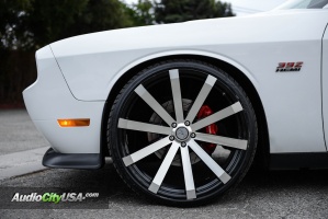 2013 Dodge Challenger with 24x10 Velocity VW 12 wheels